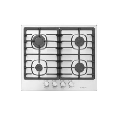 Plaque a Gaz 4 Feux 60 cm Emaillee Inox - AS 5378 X01 - Silverline