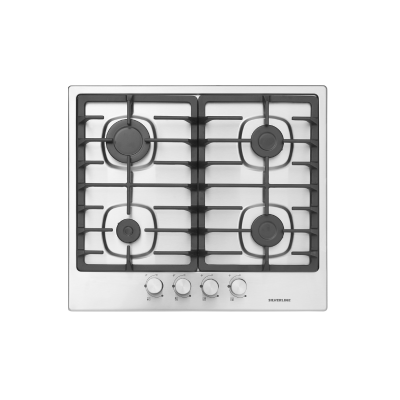 Plaque a Gaz 4 Feux 60 cm En Fonte Inox - AS 5380 X01 FFD - Silverline
