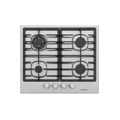 Plaque a Gaz 4 Feux 60 cm En Fonte Inox - AS 5381 X01FFD - Silverline