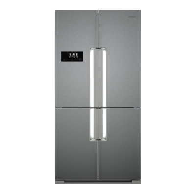 Réfrigerateur 4 portes SideBySide 90Cm - 560 Litres - Inox - Premium