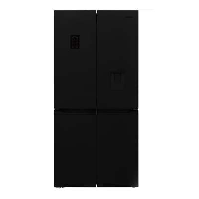 Réfrigerateur 4 portes SideBySide - 417 Litres - Noir - Premium