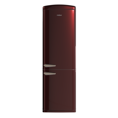 Refrigérateur Rustique NoFrost - 327 Litres - Rouge Bordeaux - Premium